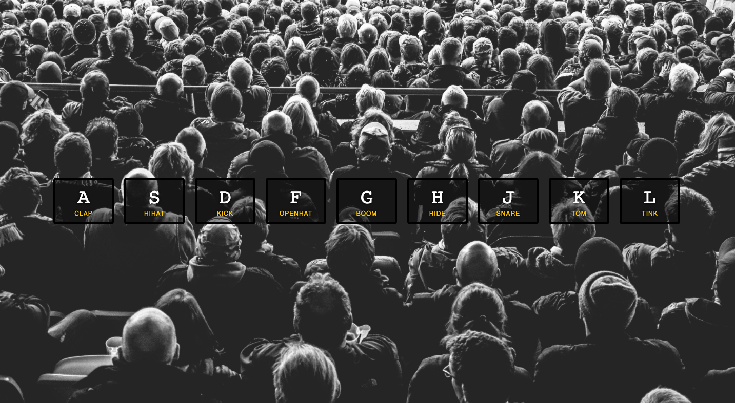 JS Drum Kit project homepage
