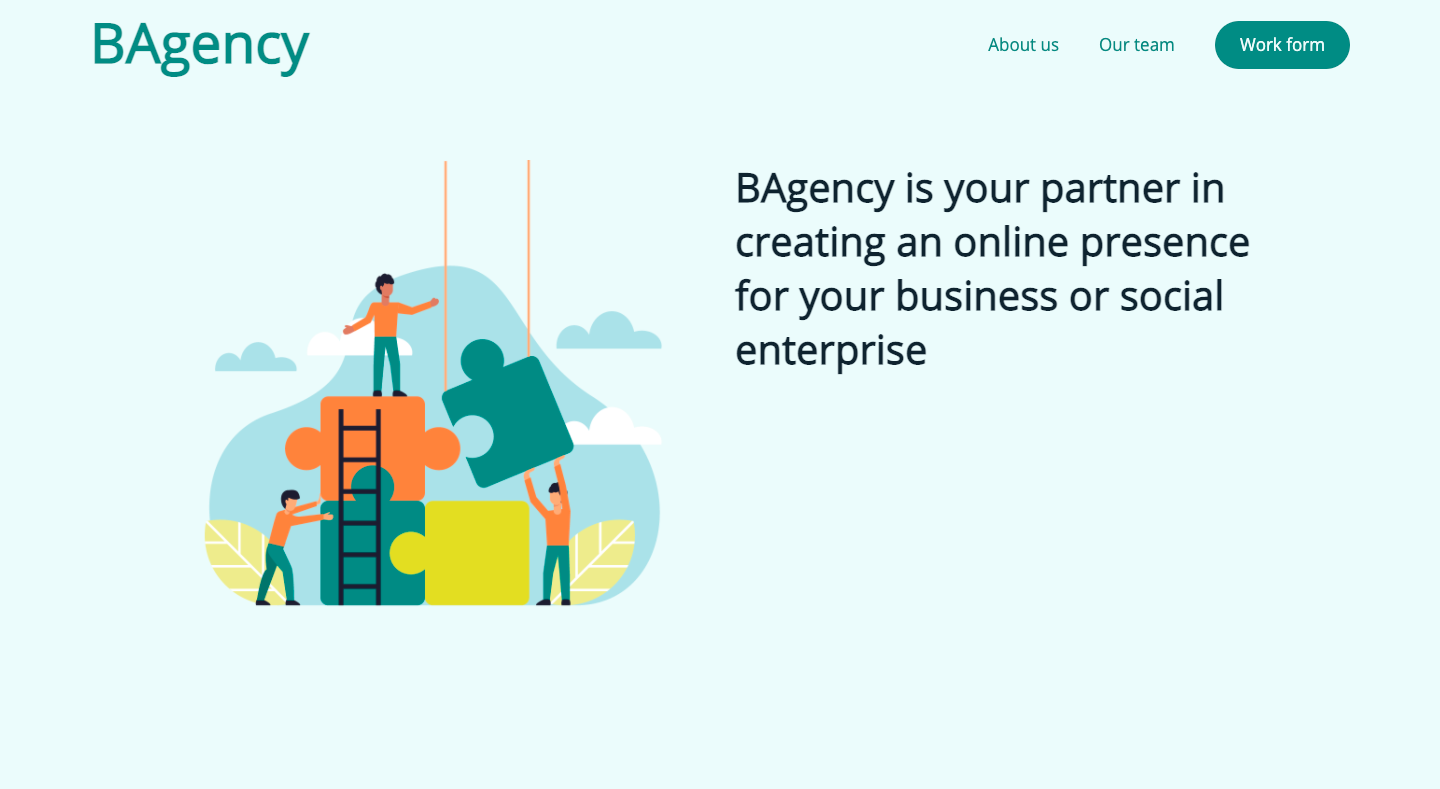BAgency website